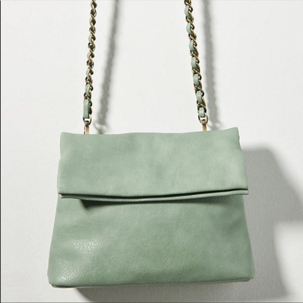 Anthropologie-~ Lucca Crossbody Bag Green